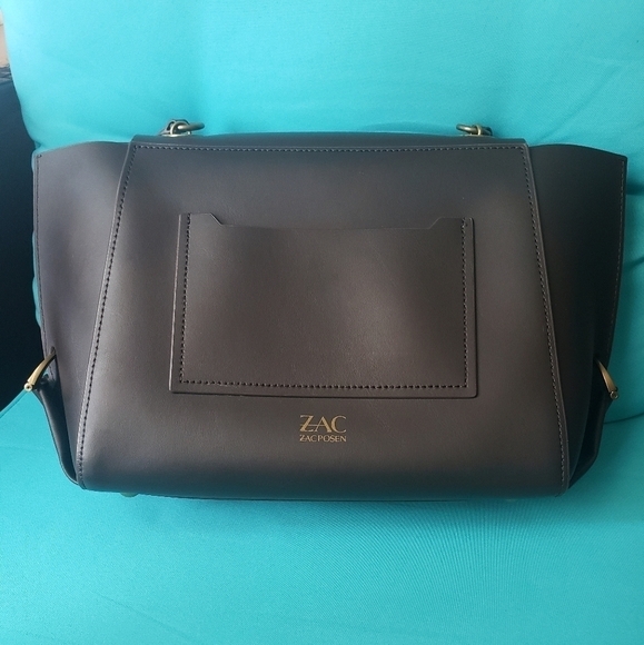 HP. Zac Posen Eartha Folded Gusset Shoulder Bag. - Picture 5 of 12